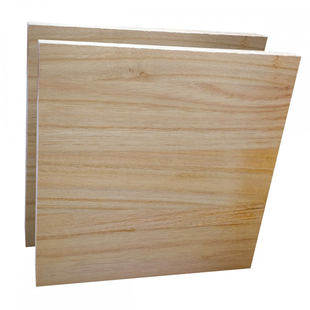 Tavolette Multiuso In Legno - Altezza 2cm - Kit 10pz Misura: 20x20x2 cm kit 10 pz