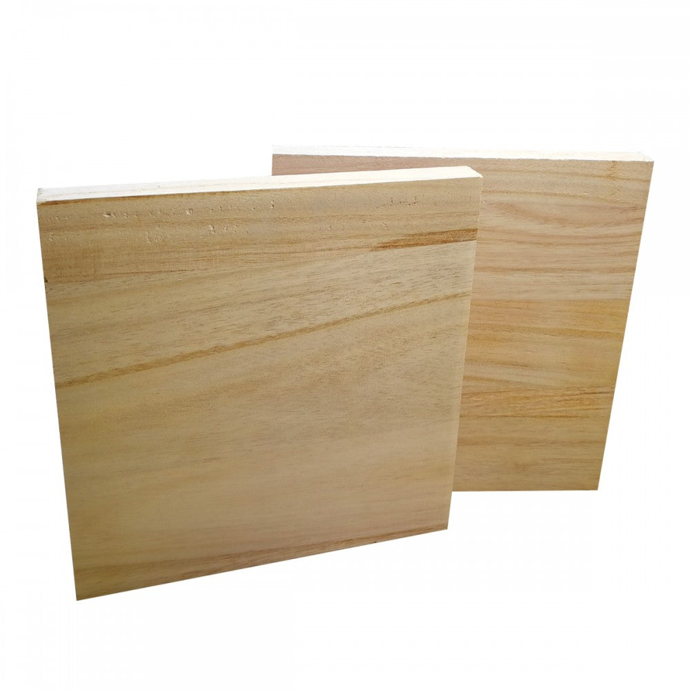 Tavolette Multiuso In Legno - Altezza 2cm - Kit 10pz Misura: 20x20x2 cm kit 10 pz