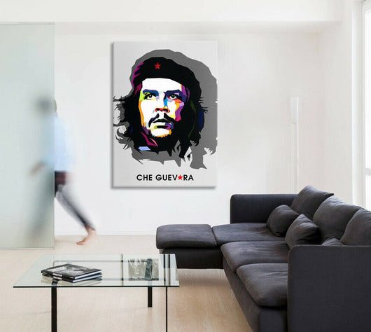 Tela arredo CHE GUEVARA pop art - stampa su tela in alta definizione Misura: 50x70 cm