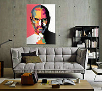 Tela STEVE JOBS pop art, - stampa su tela in alta definizione Misura: 50x70 cm