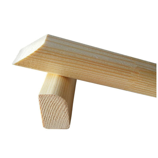 Telaio In Legno Listellare Levigato Per Montaggio Tela Rettangolare Misura: 100x50 cm