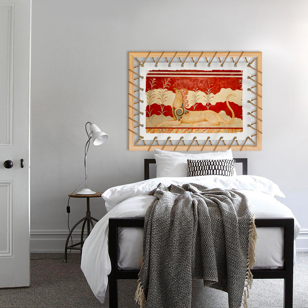 Tensotela 70x95 cm - Cnosso Grifoni Affresco Misura: 70x95 cm