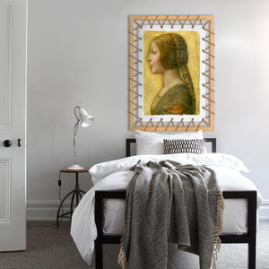 Tensotela 70x95 cm - Leonardo da Vinci Style Misura: 70x95 cm