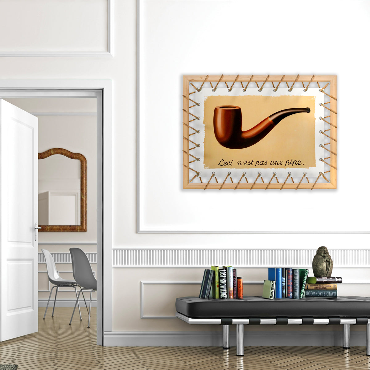 Tensotela 70x95 cm - Magritte Misura: 70x95 cm