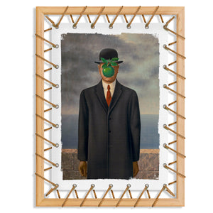 Tensotela 70x95 cm - Magritte The Son of Man Misura: 70x95 cm