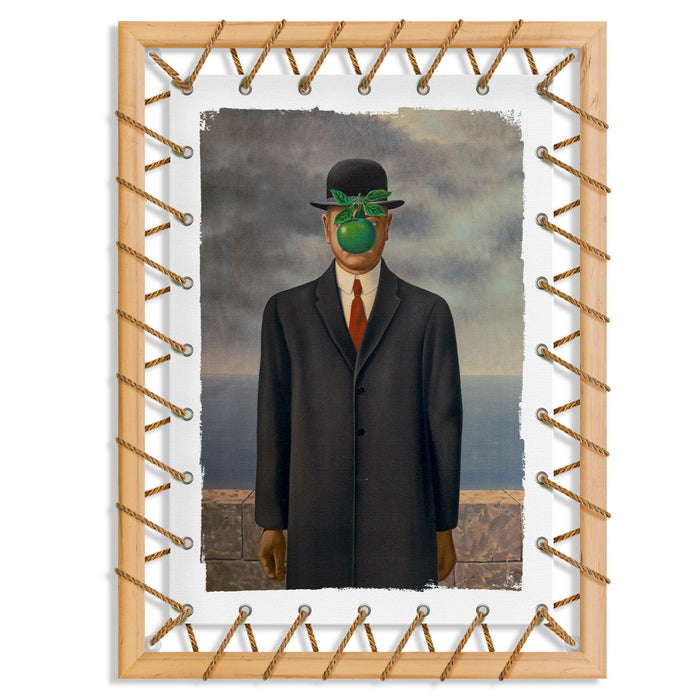 Tensotela 70x95 cm - Magritte The Son of Man Misura: 70x95 cm