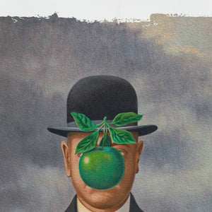 Tensotela 70x95 cm - Magritte The Son of Man Misura: 70x95 cm