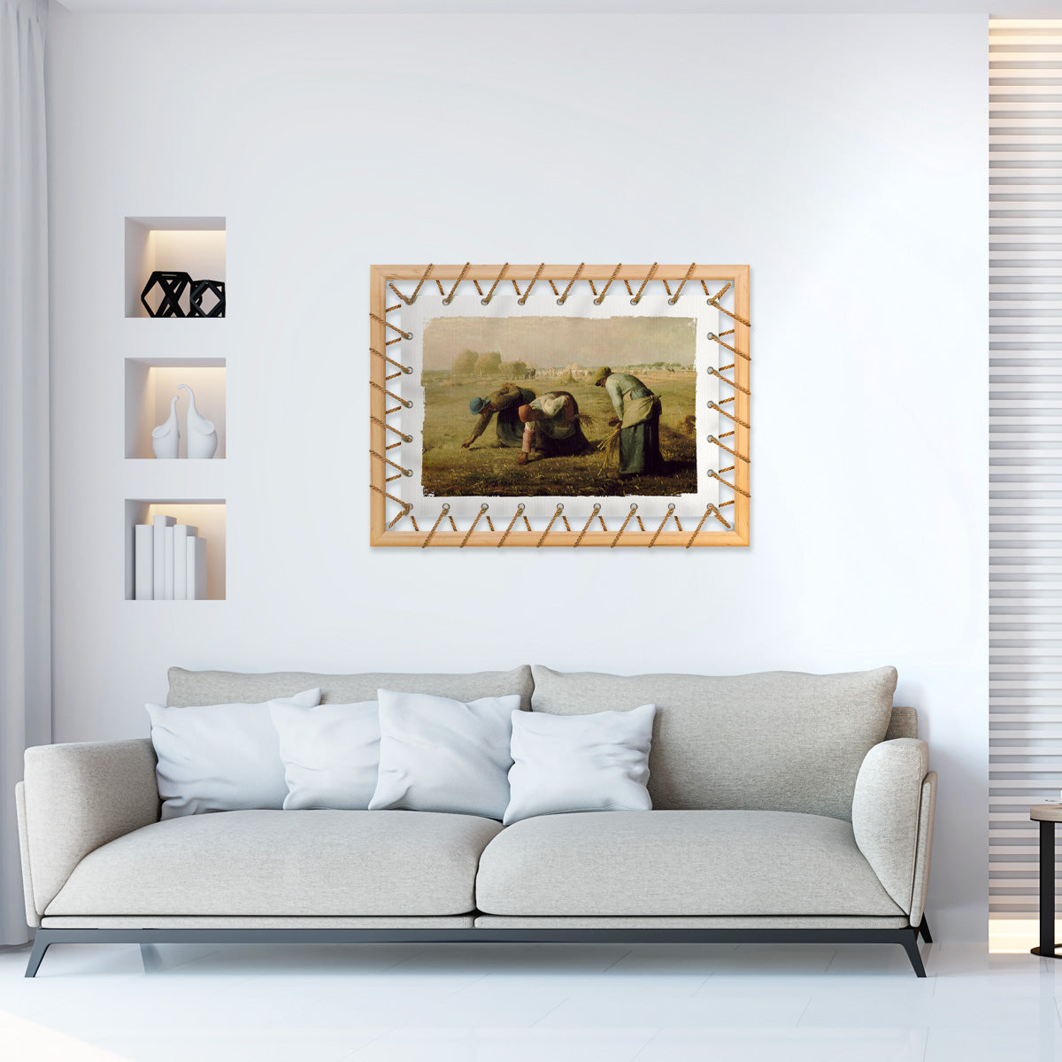 Tensotela 70x95 cm - Millet Gleaners Misura: 70x95 cm