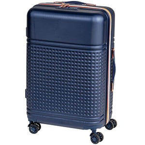 Set 4 Valigie Rigide in ABS da Viaggio Blu con Ruote Easy Roll e Beauty Case