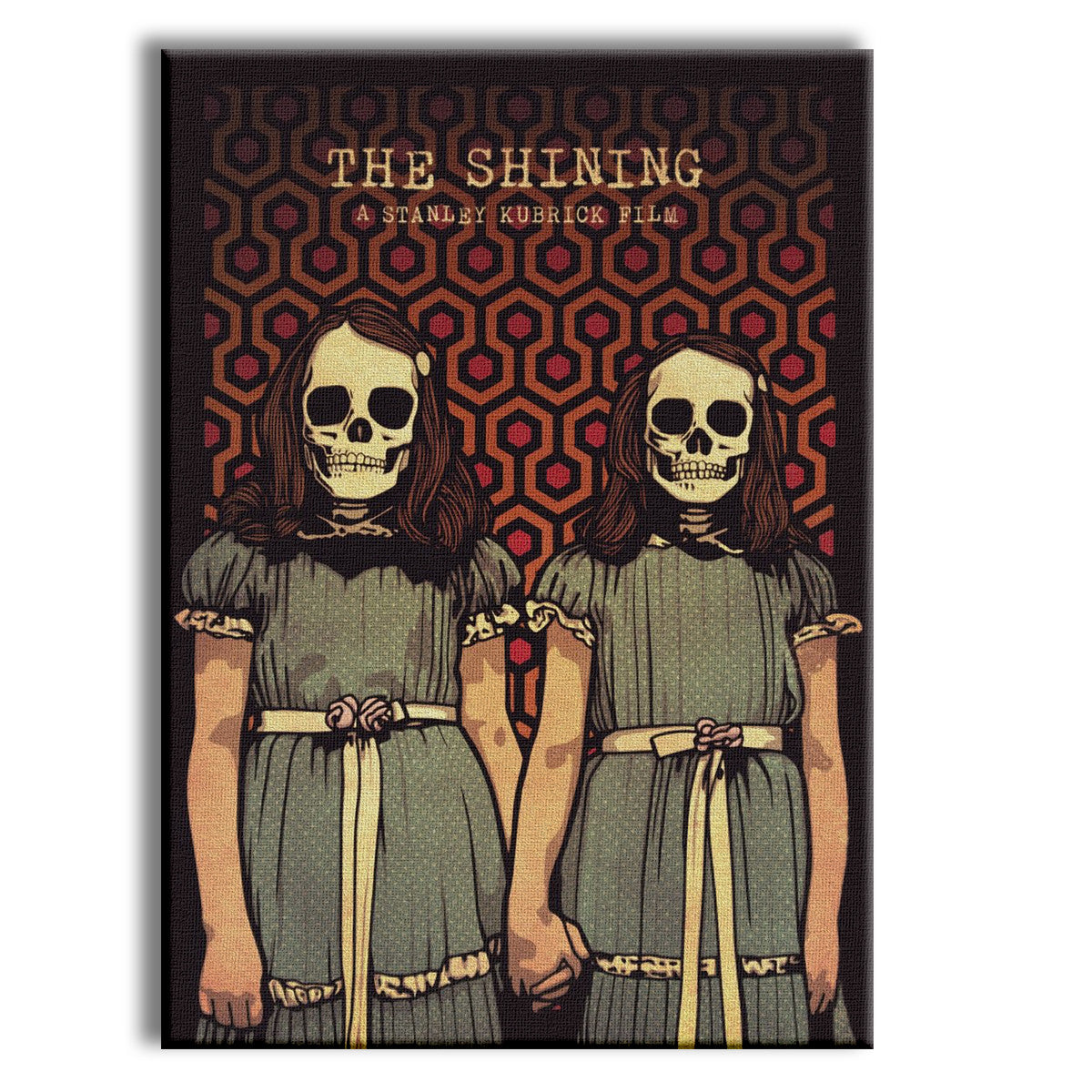 THE SHINING - SISTERS - Tela Stampata montata su telaio in legno Misura: 50x70 cm