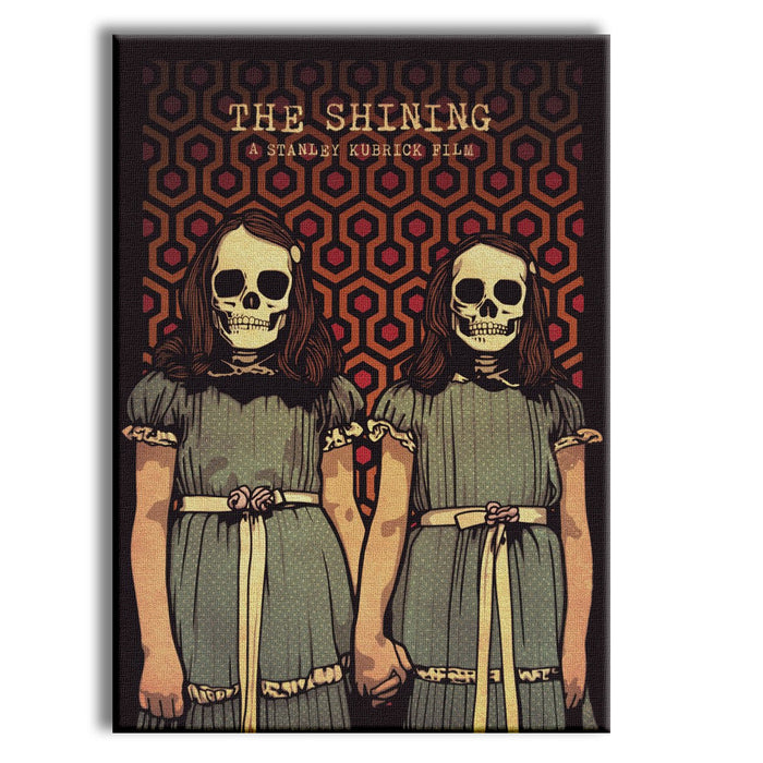 THE SHINING - SISTERS - Tela Stampata montata su telaio in legno Misura: 50x70 cm