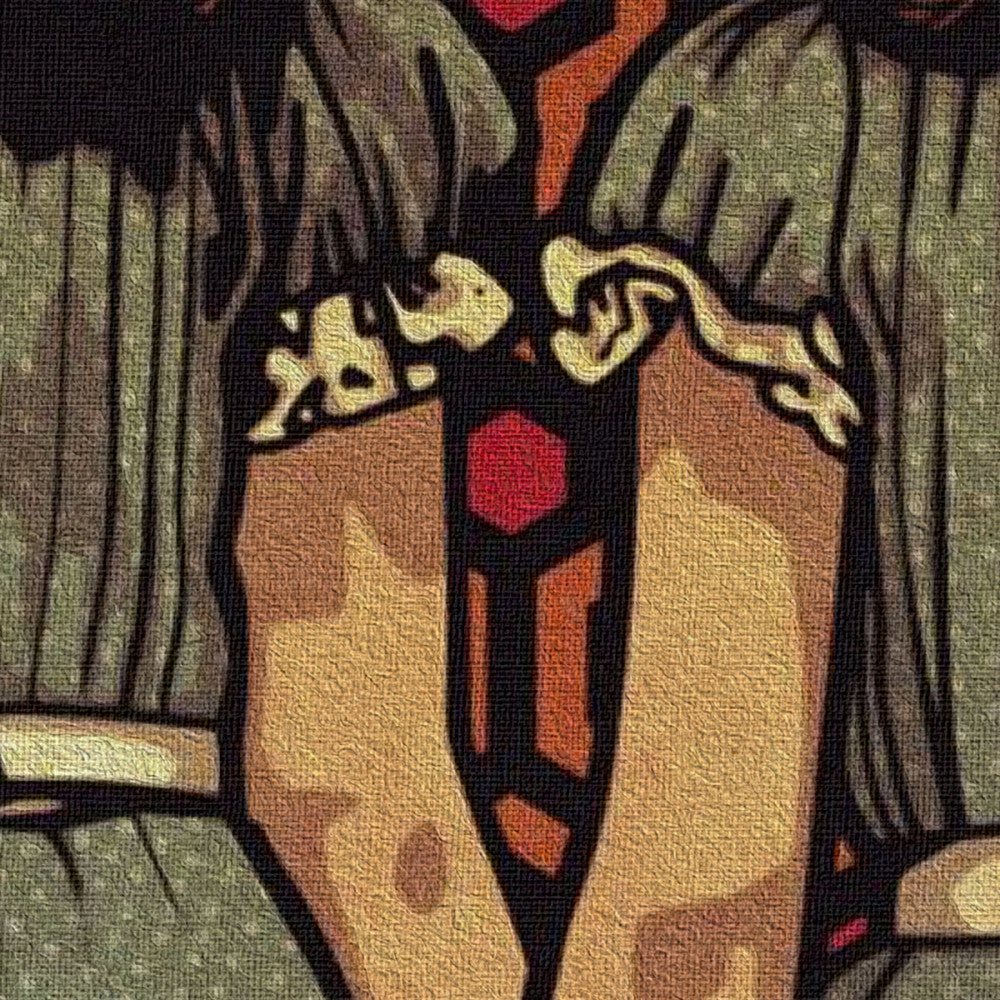 THE SHINING - SISTERS - Tela Stampata montata su telaio in legno Misura: 100x140 cm