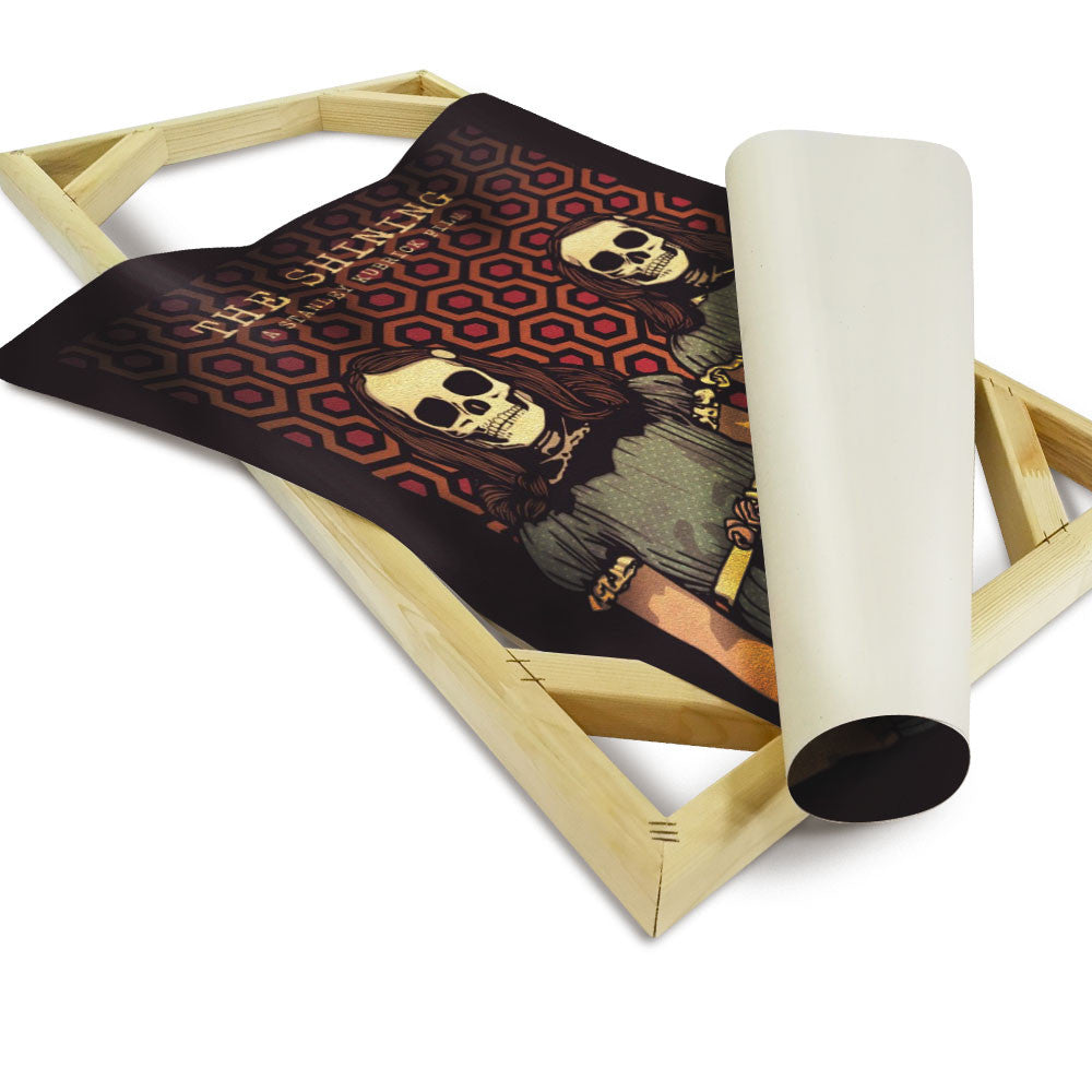 THE SHINING - SISTERS - Tela Stampata montata su telaio in legno Misura: 100x140 cm