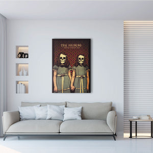 THE SHINING - SISTERS - Tela Stampata montata su telaio in legno Misura: 70x100 cm