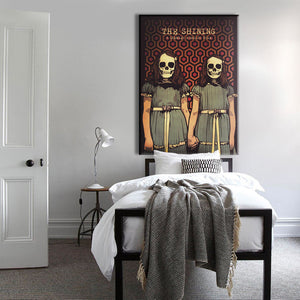 THE SHINING - SISTERS - Tela Stampata montata su telaio in legno Misura: 70x100 cm
