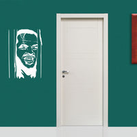THE SHINING DOOR - Adesivo murale wall sticker in vinile 55x80 cm Colore: bianco
