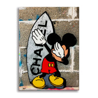 Topo Dub -  Quadro Canvas Contemporaneo su telaio in legno Misura: 50x70 cm