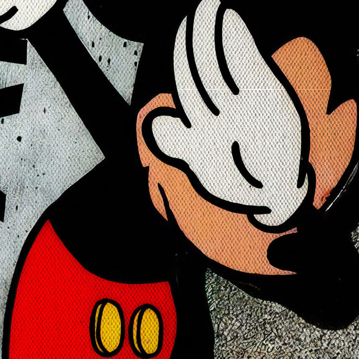 Topo Dub -  Quadro Canvas Contemporaneo su telaio in legno Misura: 70x100 cm