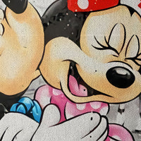 Topolinnie -  Quadro Canvas Contemporaneo su telaio in legno Misura: 50x70 cm