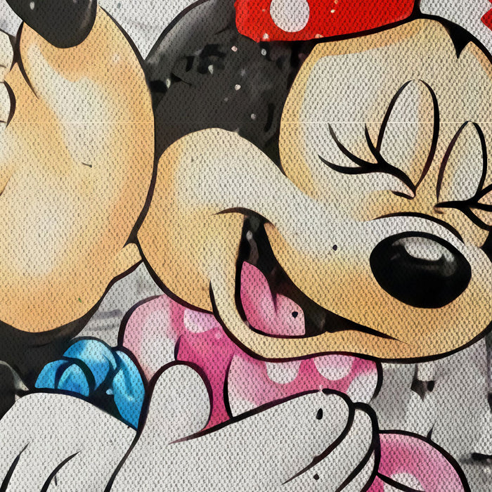 Topolinnie -  Quadro Canvas Contemporaneo su telaio in legno Misura: 50x70 cm