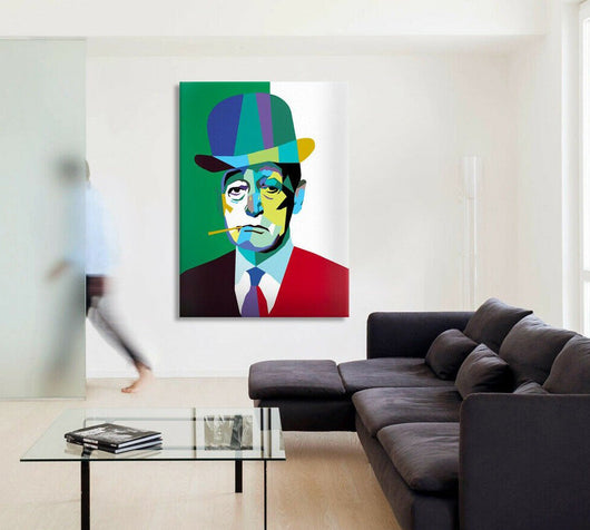 Totò Tela arredo pop art - stampa su tela in alta definizione Misura: 100x140 cm
