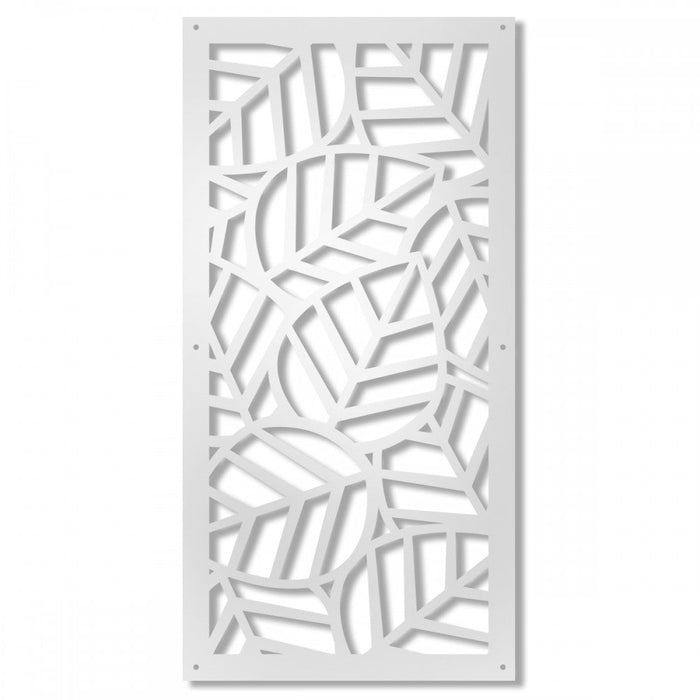 TROPICA - Pannello traforato in PVC Misura: 73x148 cm, Colore: bianco