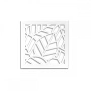 TROPICA - Pannello traforato in PVC Colore: bianco, Misura: 73x73 cm