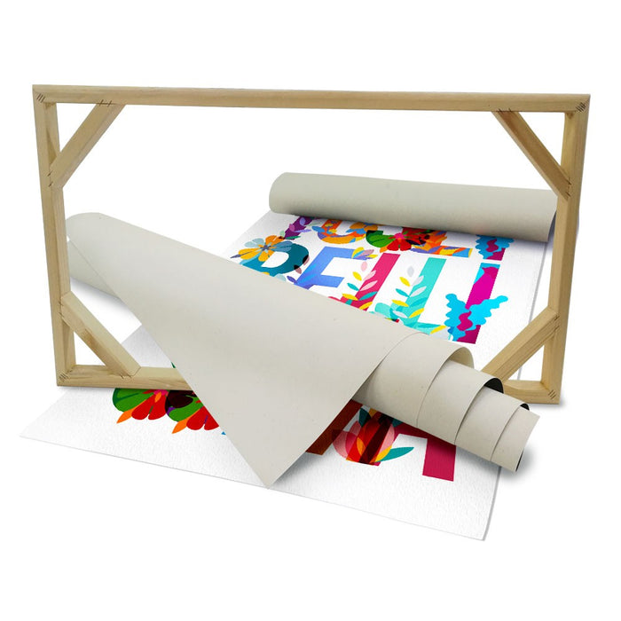 TU SEI BELLISSIMA - Quadro stampato su Canvas e montato su telaio in legno Misura: 100x140 cm