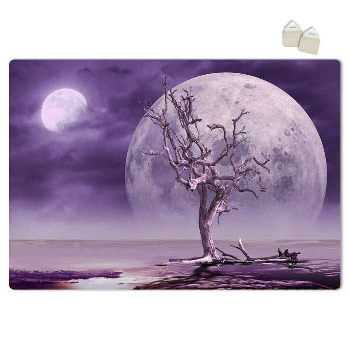 TWIN MOONS - POSTER in PVC da 3mm Misura: 70x100 cm