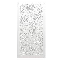 TYPHOON - Pannello in PVC traforato - Parasole Misura: 73x148 cm, Colore: bianco