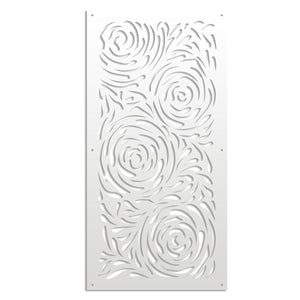 TYPHOON - Pannello in PVC traforato - Parasole Misura: 73x148 cm, Colore: bianco