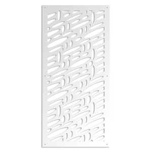 UFOS - Pannello in PVC traforato - Parasole Misura: 47x94 cm, Colore: bianco