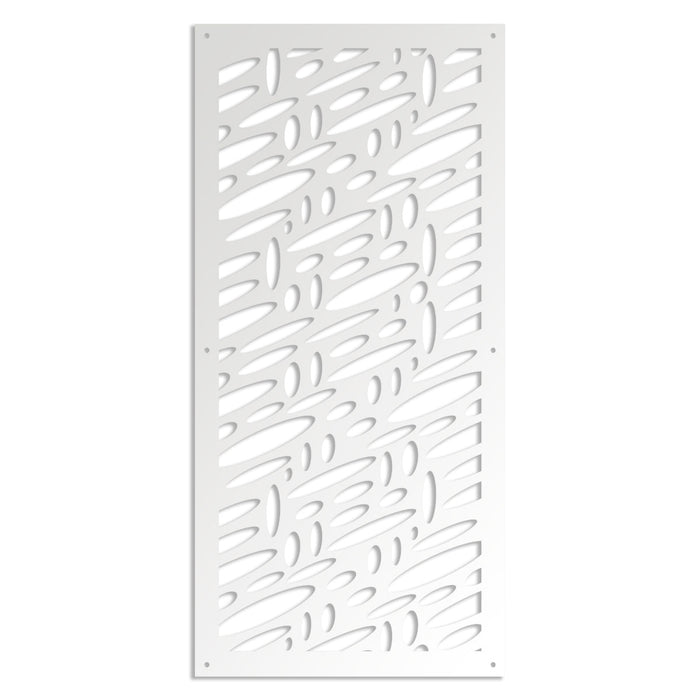 UFOS - Pannello in PVC traforato - Parasole Misura: 47x94 cm, Colore: bianco