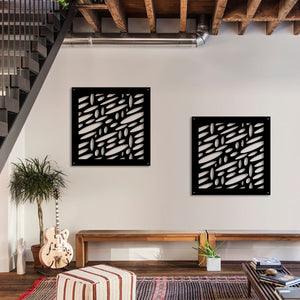 UFOS - Pannello in PVC traforato - Parasole Misura: 98x98 cm, Colore: nero