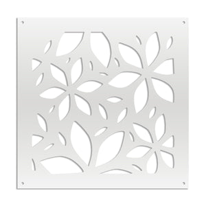 VENUS - Pannello in PVC traforato - Parasole Misura: 48x48 cm, Colore: bianco
