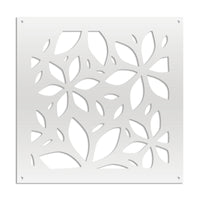 VENUS - Pannello in PVC traforato - Parasole Colore: bianco, Misura: 98x98 cm