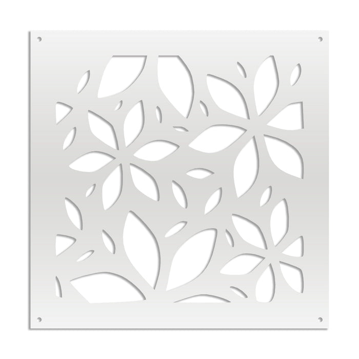 VENUS - Pannello in PVC traforato - Parasole Colore: bianco, Misura: 98x98 cm