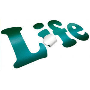 VERDE SCURO - Pellicola polimerica adesiva da 122cm di base Misura: 122x1000 cm