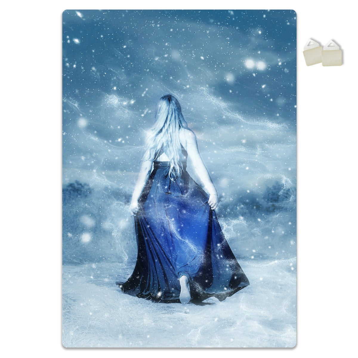 WALK IN THE SNOW - POSTER in PVC da 3mm Misura: 70x100 cm