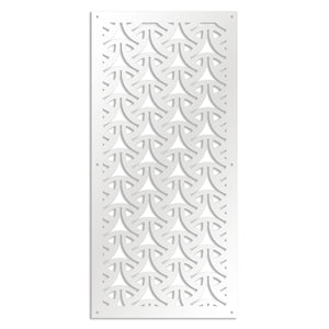 WEAVING - Pannello in PVC traforato - Parasole Colore: bianco, Misura: 47x94 cm