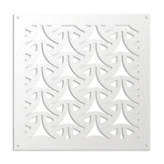 WEAVING - Pannello in PVC traforato - Parasole Colore: bianco, Misura: 73x73 cm