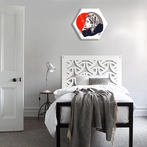 WEAVING - Pannello in PVC traforato - Parasole Colore: bianco, Misura: 98x98 cm