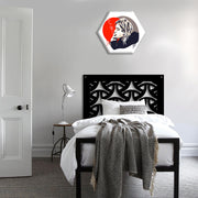 WEAVING - Pannello in PVC traforato - Parasole Misura: 48x48 cm, Colore: nero