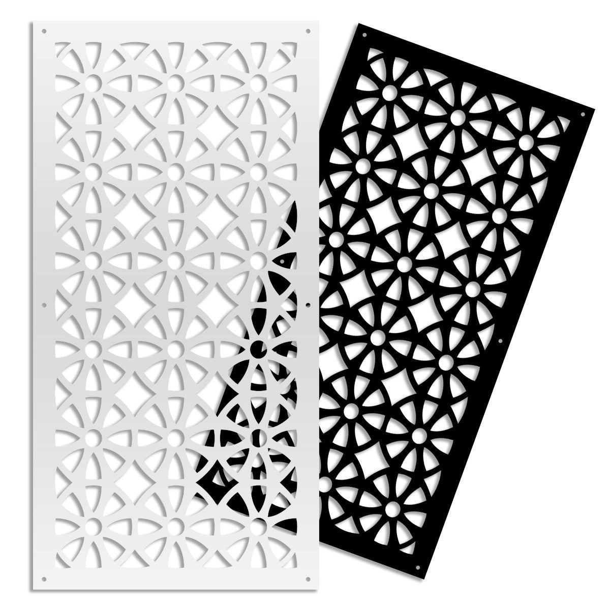 WHEELS - Pannello in PVC traforato - Parasole Colore: nero, Misura: 47x94 cm