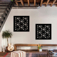 WINDSHELL - Pannello in PVC traforato - Parasole Misura: 98x98 cm, Colore: nero