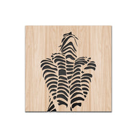 WOMAN - Quadro arredo LASERCUT composito Legno e PVC Misura: 40x40 cm