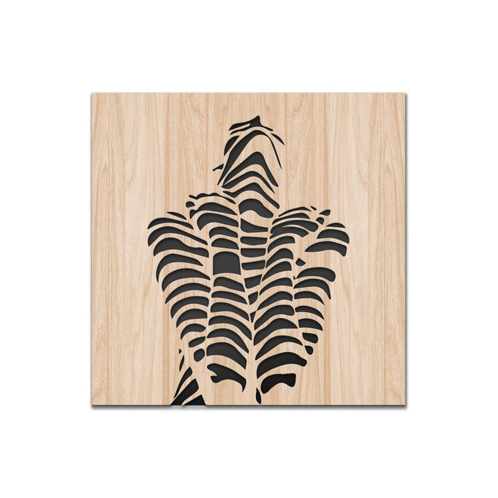 WOMAN - Quadro arredo LASERCUT composito Legno e PVC Misura: 40x40 cm