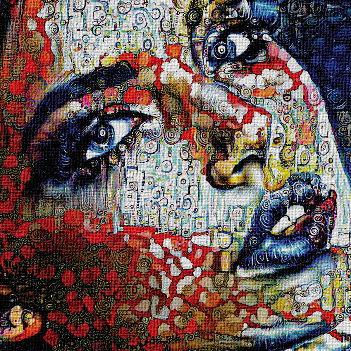 WOMAN Abstraction - Quadro Canvas su telaio in legno Misura: 100x70 cm