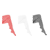 WOMAN'S LEGS - Adesivo murale wall sticker in vinile 55x85 cm Colore: bianco