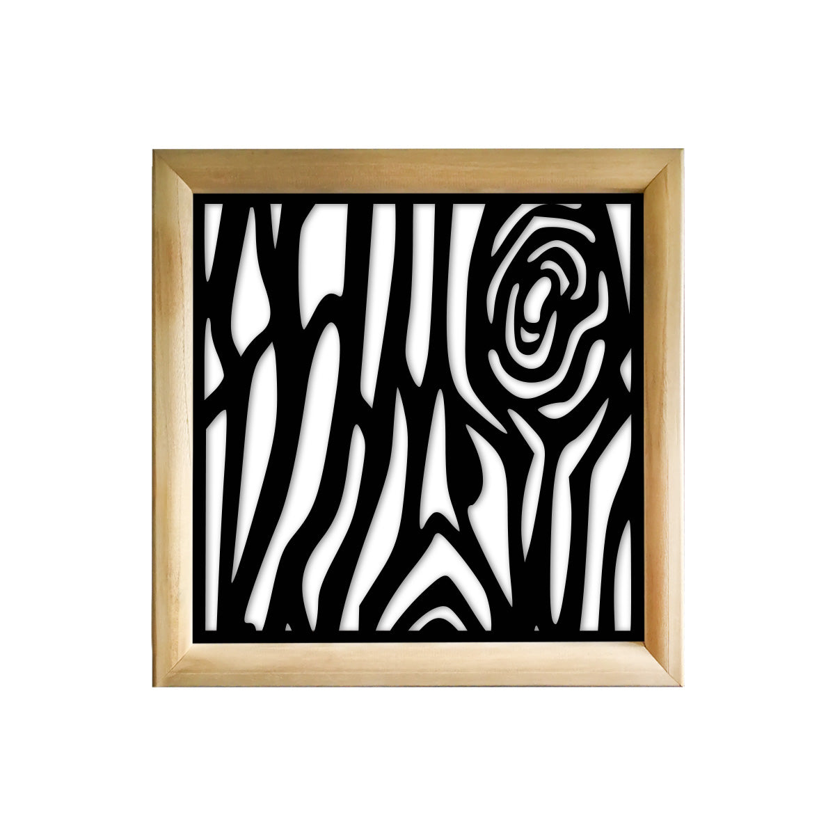 WOOD - Moduli Decorativi in Legno e PVC Colore: nero, Misura: 48x48 cm